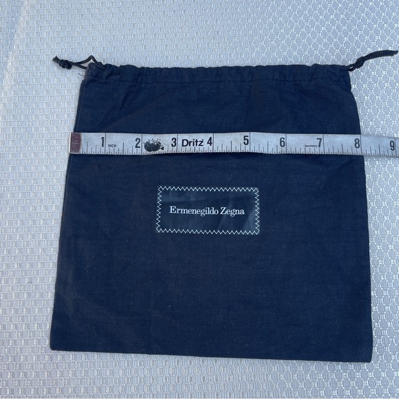 Ermenegildo Zegna Empty Designer Dust Bag Black 8 x 8" - Picture 4 of 5